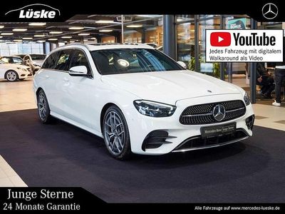 Weiß Gebraucht 2022 Mercedes E220 AMG line Limousine | 36.900 € (Guter Preis)