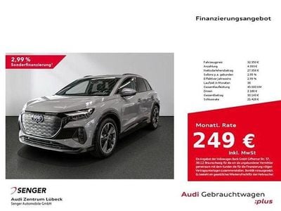 Gebraucht Audi Q4 e-tron Advanced 219 kW (299 PS) 2023 Kieselgrau SUV