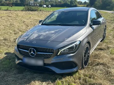 Brugt Mercedes CLA180 AMG line 122 HK (89 kW) 2017 Grå Sedan