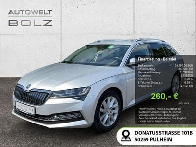 Gebraucht Skoda Superb Style 218 PS (160 kW) 2022 Silber Kombi