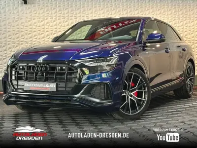 Gebraucht Audi Q8 S-Line 286 PS (210 kW) 2021 Navarrablau metallic SUV