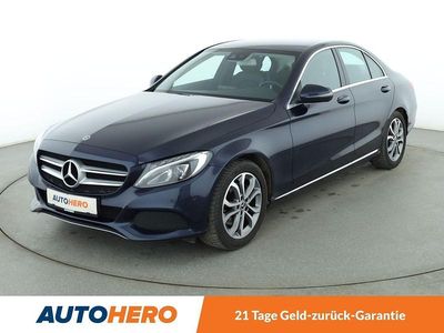 Usata Mercedes C220 Avantgarde 170 CV (125 kW) 2018 Blu Berlina