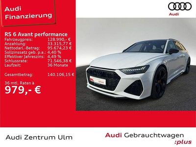 Second-hand Audi RS6 Performance 630 CP (463 kW) 2025 Alb Break
