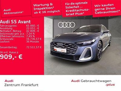 Horizontblau metallic Gebraucht 2024 Audi S5 Ambiente Kombi | 65.860 € (Fairer Preis)