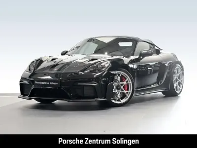 Neu Porsche 718 Spyder RS Chrono 500 PS (367 kW) 2026 Schwarz Cabrio