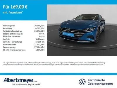 Brugt VW Arteon Elegance 200 HK (147 kW) 2021 Blå Sedan