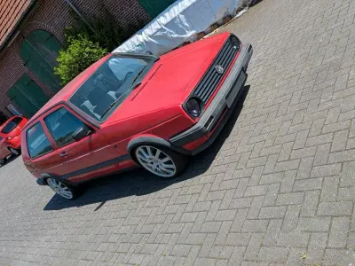 Gebraucht VW Golf II 69 PS (50 kW) 1989 Rot Kleinwagen