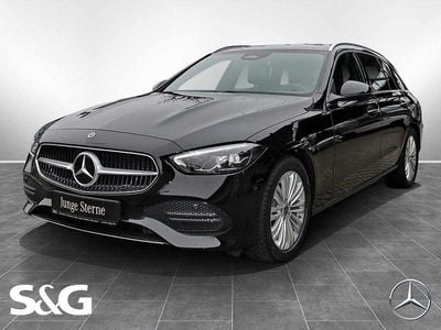 Unilack schwarz uni Gebraucht 2023 Mercedes C200 Avantgarde Kombi | 33.990 € (Fairer Preis)