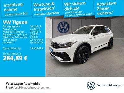 Oryxweiß perlmutteffekt Gebraucht 2023 VW Tiguan R-line SUV | 35.680 € (Guter Preis)