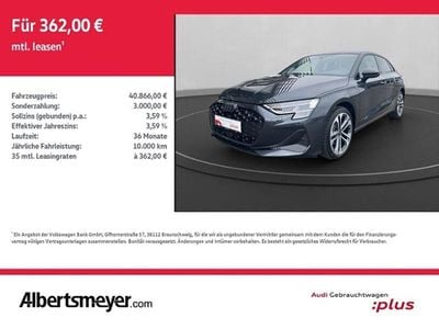 Usata Audi A3 Advanced 204 CV (150 kW) 2025 Grigio Berlina