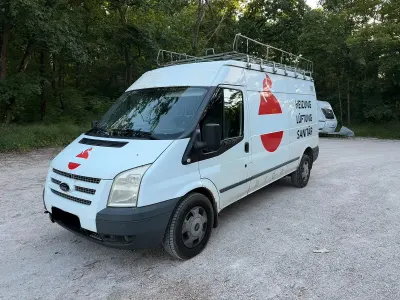 Gebraucht Ford Transit 101 PS (74 kW) 2011 Weiß Van / Kleinbus
