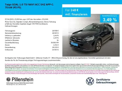Gebraucht VW Taigo Goal 95 PS (69 kW) 2025 Schwarz SUV