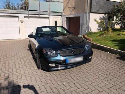 Gebraucht Mercedes SLK230 193 PS (141 kW) 1997 Blau Cabrio