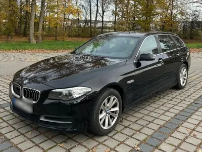 Brugt BMW 518 150 HK (110 kW) 2015 Sort Stationcar