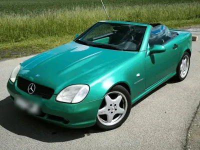 Gebraucht Mercedes SLK230 1998 Grün Cabrio