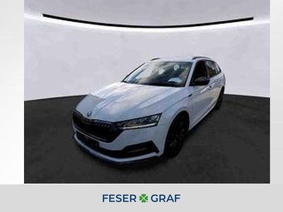 Gebraucht Skoda Octavia SportLine 204 PS (150 kW) 2022 Weiß Kombi