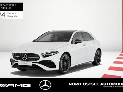 Gebraucht Mercedes A180 AMG 136 PS (100 kW) 2025 Unilack polarweiß Limousine
