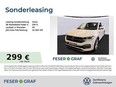 Weiß Gebraucht 2021 VW T-Cross Style SUV | 23.401 € (Fairer Preis)