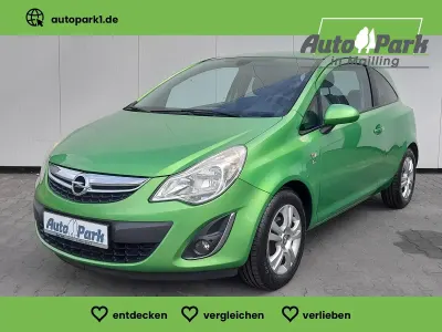 Używany Opel Corsa 100 KM (73 kW) 2012 Zielony Hatchback