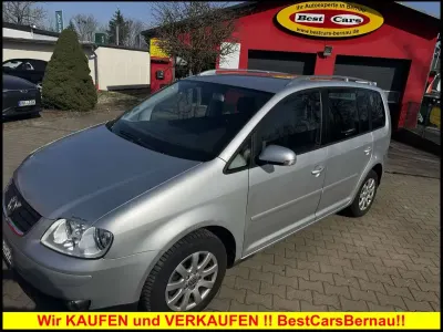 Brugt VW Touran Highline 136 HK (100 kW) 2003 Sølv MPV