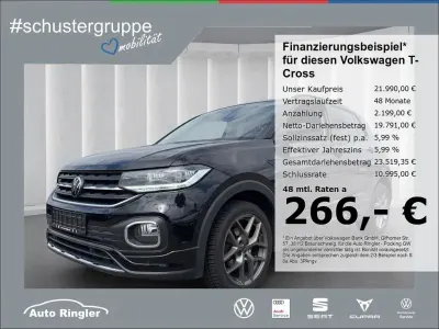 Gebraucht VW T-Cross United 150 PS (110 kW) 2021 Schwarz SUV