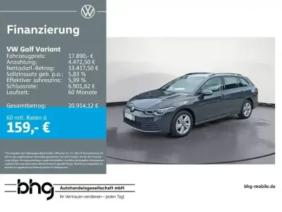 Gebraucht VW Golf VIII Life 110 PS (80 kW) 2023 Grau Kombi