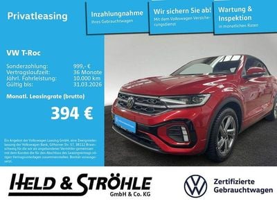 Gebraucht VW T-Roc Cabriolet R-line 150 PS (110 kW) 2025 Kings red metallic Cabrio