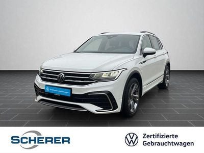 Pure white Gebraucht 2023 VW Tiguan R-line SUV | 34.900 € (Fairer Preis)