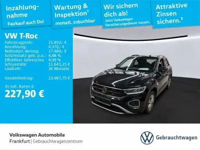 Brugt VW T-Roc Life 150 HK (110 kW) 2022 Sort SUV