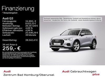 Gebraucht Audi Q3 Advanced Plus 150 PS (110 kW) 2022 Florettsilber metallic SUV