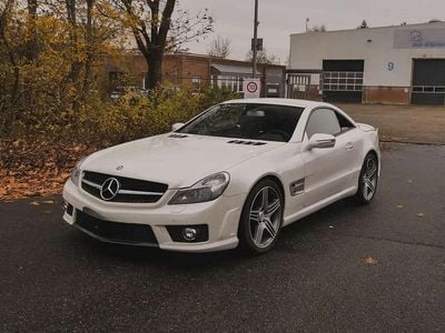 Usata Mercedes SL63 AMG AMG 525 CV (386 kW) 2008 Bianco Cabrio