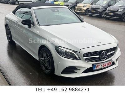 Weiß Gebraucht 2019 Mercedes C300 AMG line Cabrio | 26.990 € (Superpreis)
