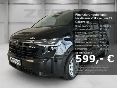 Usado VW Caravelle Style 170 CV (125 kW) 2025 Negro Van