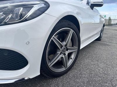 Usata Mercedes C250 AMG line 211 CV (155 kW) 2017 Bianco Cabrio