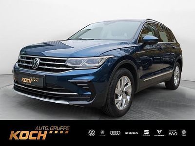 Nightshade blue metallic Gebraucht 2022 VW Tiguan Elegance SUV | 31.995 € (Fairer Preis)