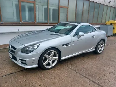 Gebraucht Mercedes SLK200 AMG line 184 PS (135 kW) 2011 Silber Cabrio