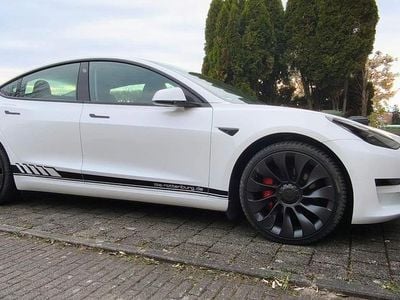 Gebraucht Tesla Model 3 Performance 377 kW (513 PS) 2022 Weiß Limousine