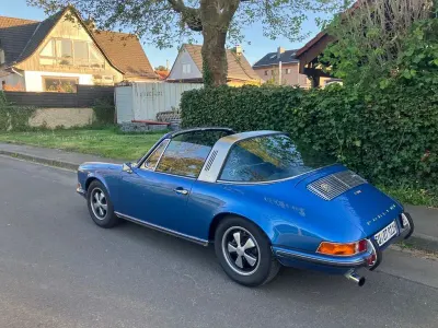 Second-hand Porsche 911 165 CP (121 kW) 1972 Albastru Cabrio