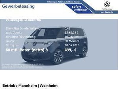 Neu VW ID. Buzz Pro 210 kW (286 PS) 2026 Weiß (candyweiß/ starlight blue metallic) Van / Kleinbus