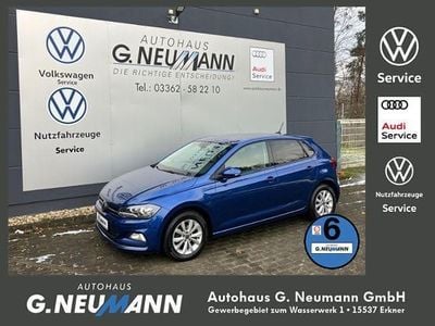 Gebraucht VW Polo Highline 95 PS (69 kW) 2021 Blau Kleinwagen