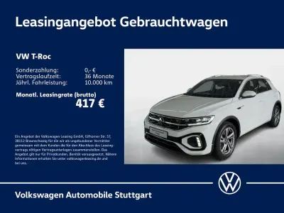 Gebraucht VW T-Roc R-line 190 PS (139 kW) 2023 Pure white SUV