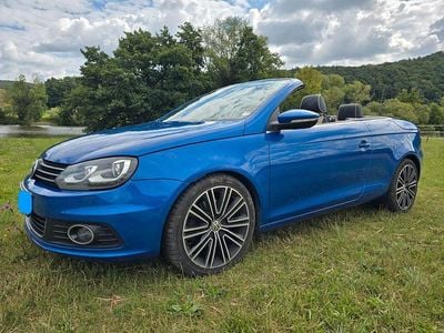 Gebraucht VW Eos Exclusive 140 PS (102 kW) 2012 Blau Cabrio