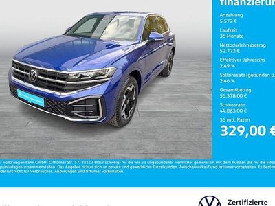 Blau Gebraucht 2024 VW Touareg R-line SUV | 58.344 € (Guter Preis)