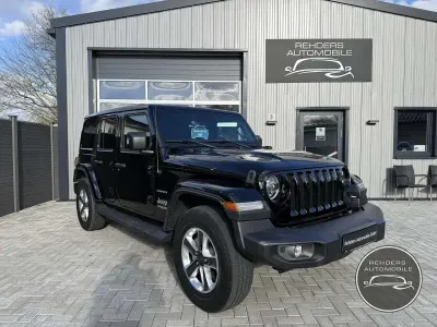 Brugt Jeep Wrangler Unlimited Sahara 272 HK (200 kW) 2021 Sort SUV