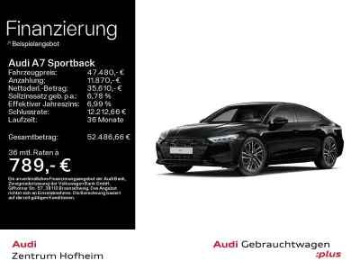 Gebraucht Audi A7 300 PS (220 kW) 2024 Brillantschwarz Limousine