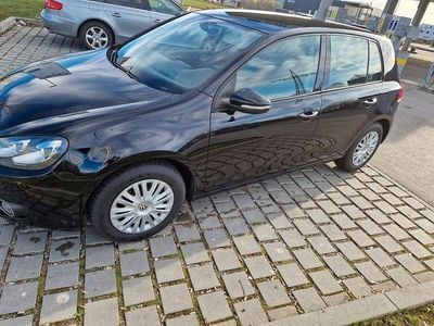 Gebraucht VW Golf VI Comfortline 122 PS (89 kW) 2010 Schwarz Kleinwagen