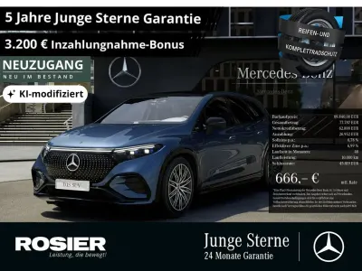 Gebraucht Mercedes EQS580 Business 400 kW (544 PS) 2023 Blau SUV