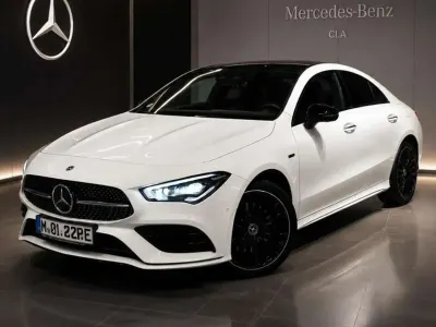 Gebraucht Mercedes CLA250e AMG line 218 PS (160 kW) 2021 Weiß Coupé