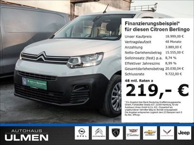 gebraucht Citroën Berlingo Live Pack M 1.2PureTech 110 Klimaanlage PDC-hi. Tempomat Radio BT