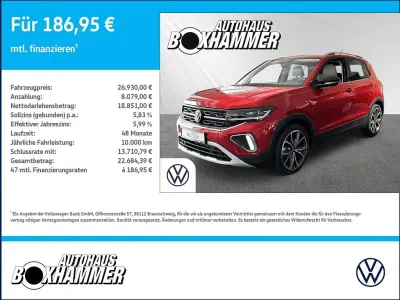 Gebraucht VW T-Cross IQ Drive 116 PS (85 kW) 2024 Rot SUV